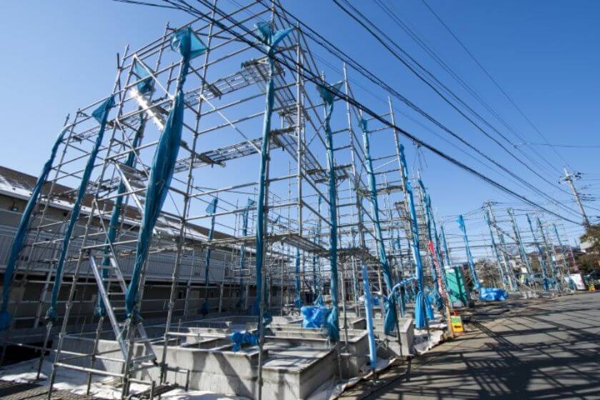 画像:仮設(足場)工事