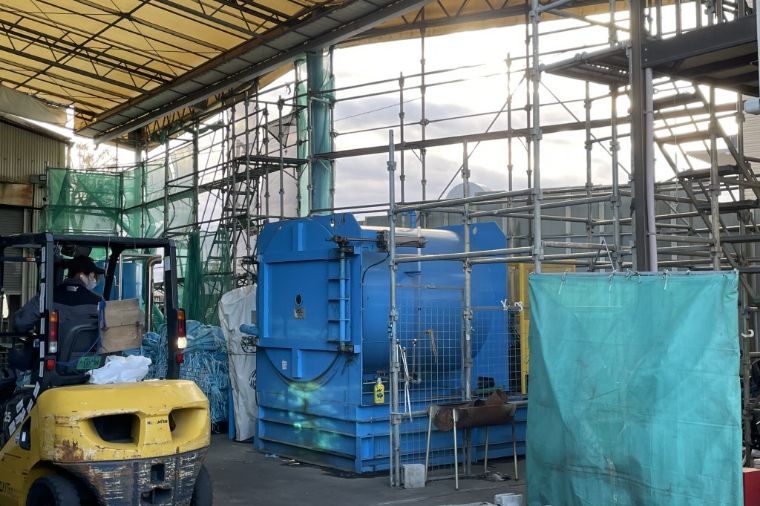 画像:資材センター・メンテナンス工場